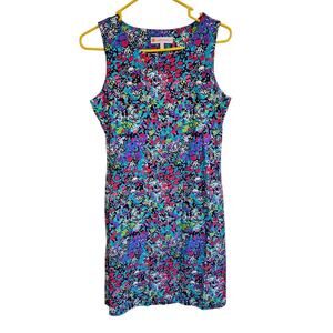 Jude Connally Sleeveless Floral Dress Medium